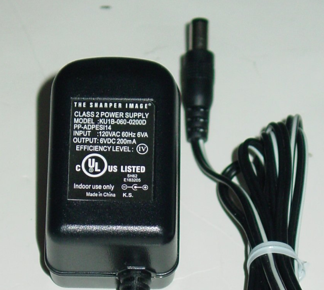 *NEW* KU1B-060-0200D PP-ADPESI14 KU1B0600200D 6V 200mA AC DC Adapter POWER SUPPLY - Click Image to Close